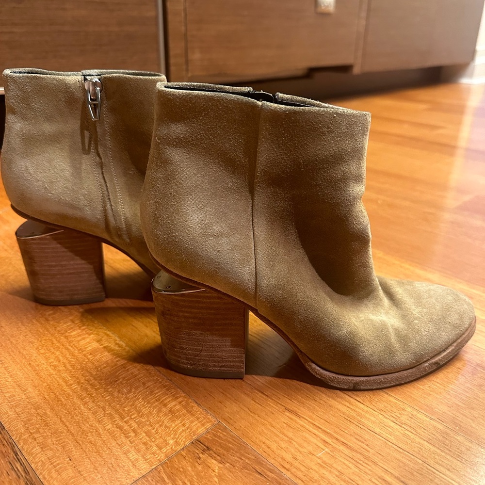 Alexander Wang Beige Suede Booties - Picture 2 of 4